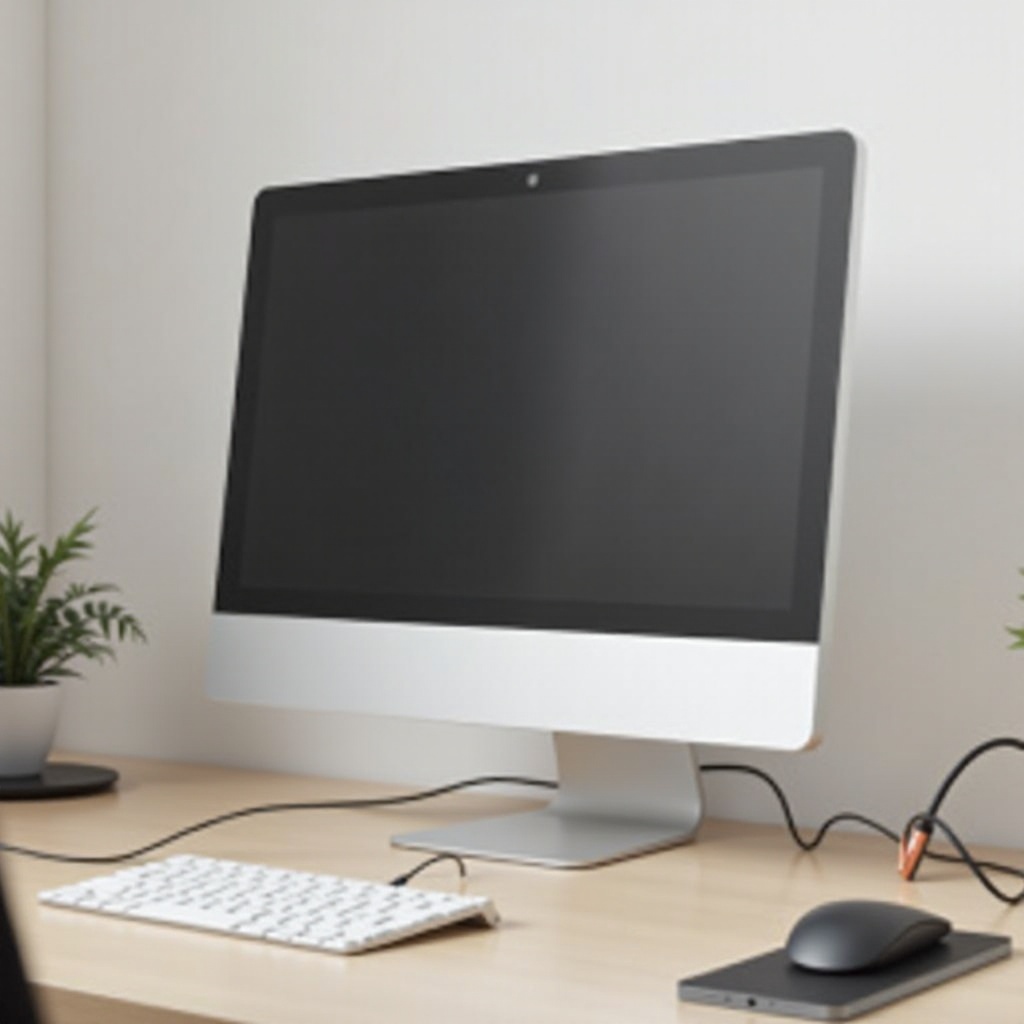 ขาตั้งจอพร้อมการจัดการสายเคเบิล