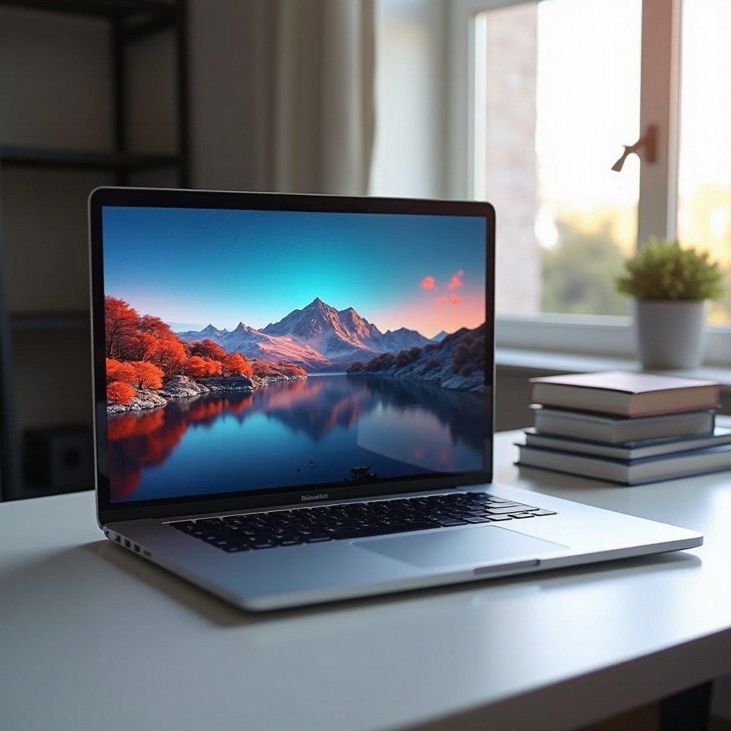 изменить фон ноутбука