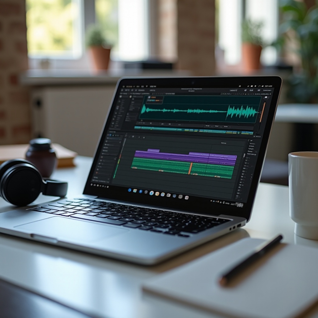 edição de música no Chromebook