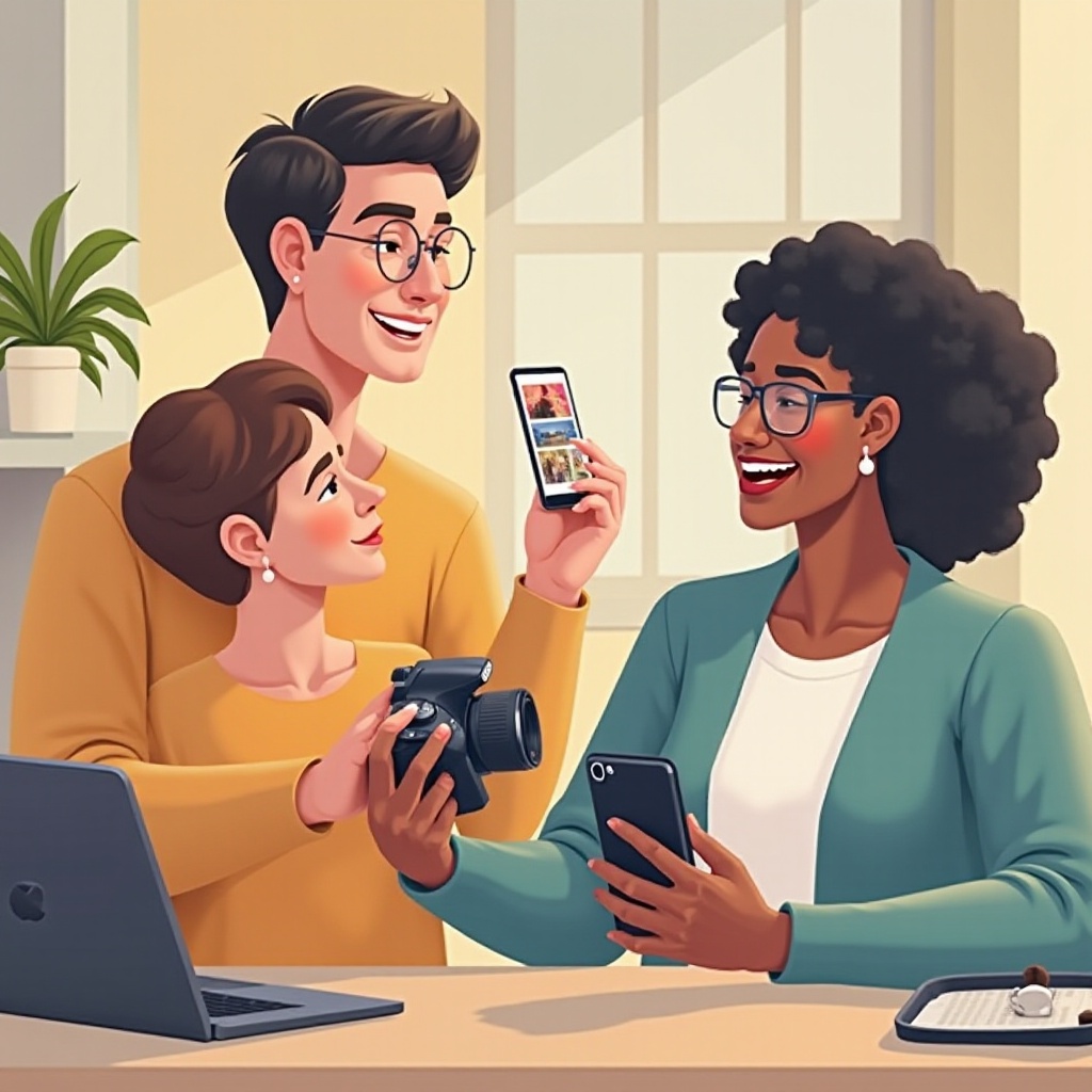 วิธีถ่ายโอนรูปภาพไปยังโทรศัพท์