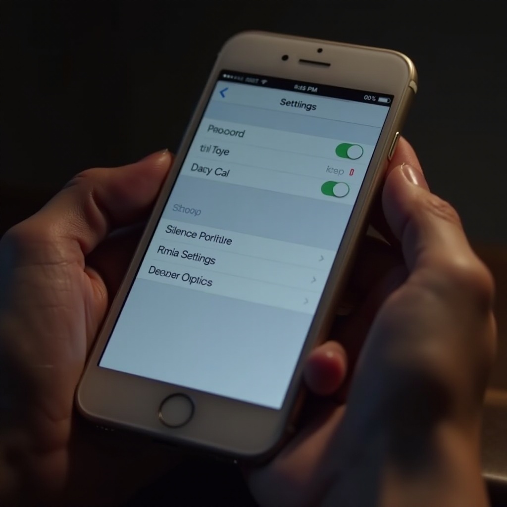 como silenciar chamadas no iPhone sem bloquear