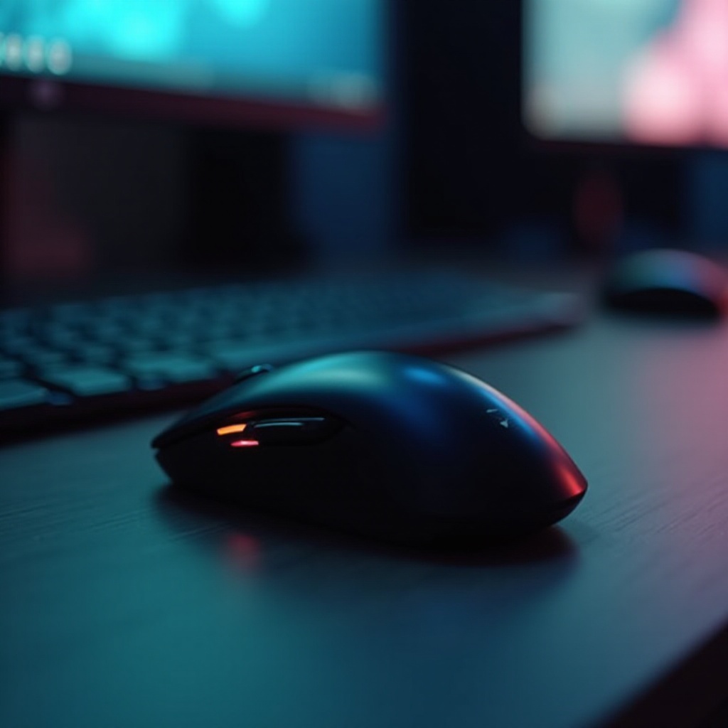 мышь сама нажимает