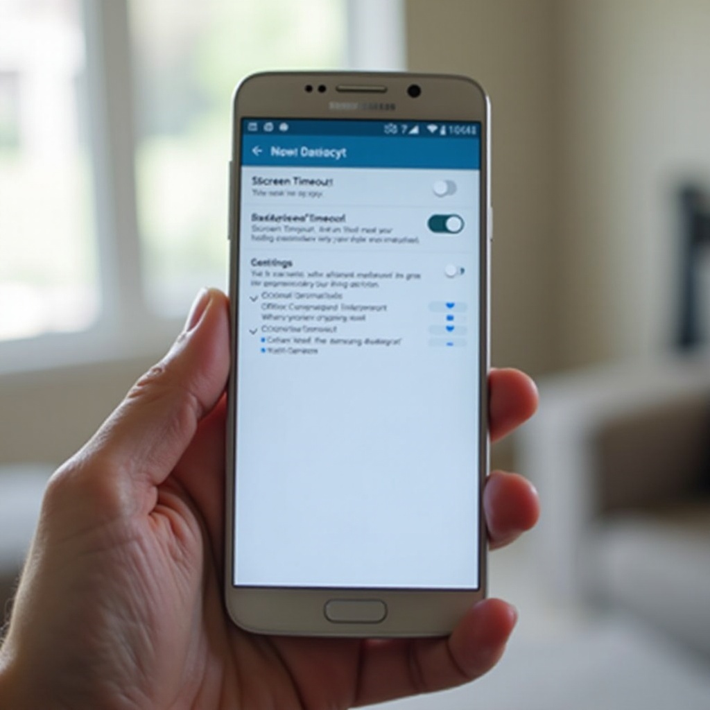 galaxy วิธีป้องกันไม่ให้หน้าจอโทรศัพท์ดับเมื่อไม่มีการสัมผัส