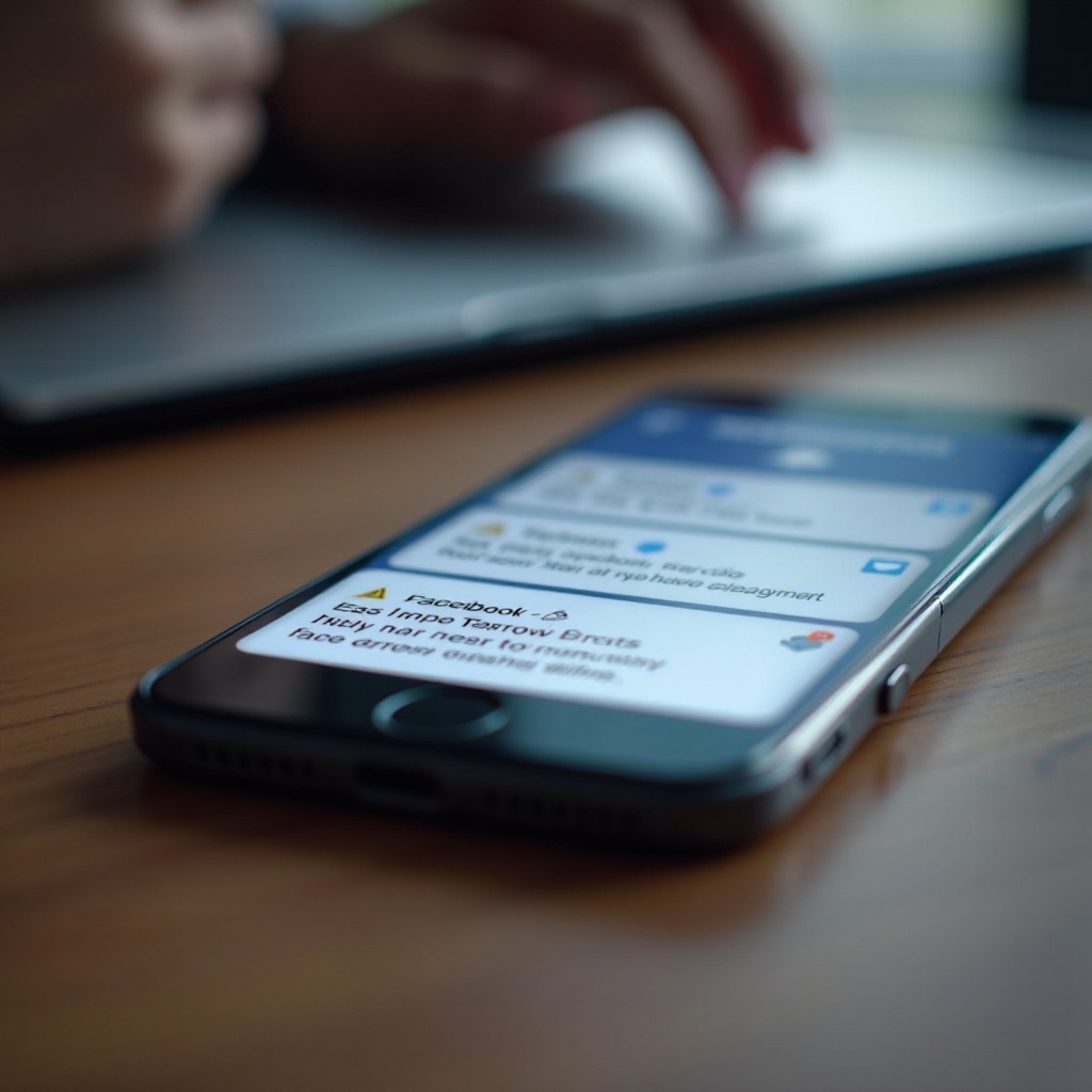 como corrigir erro de consulta no Facebook no iPhone