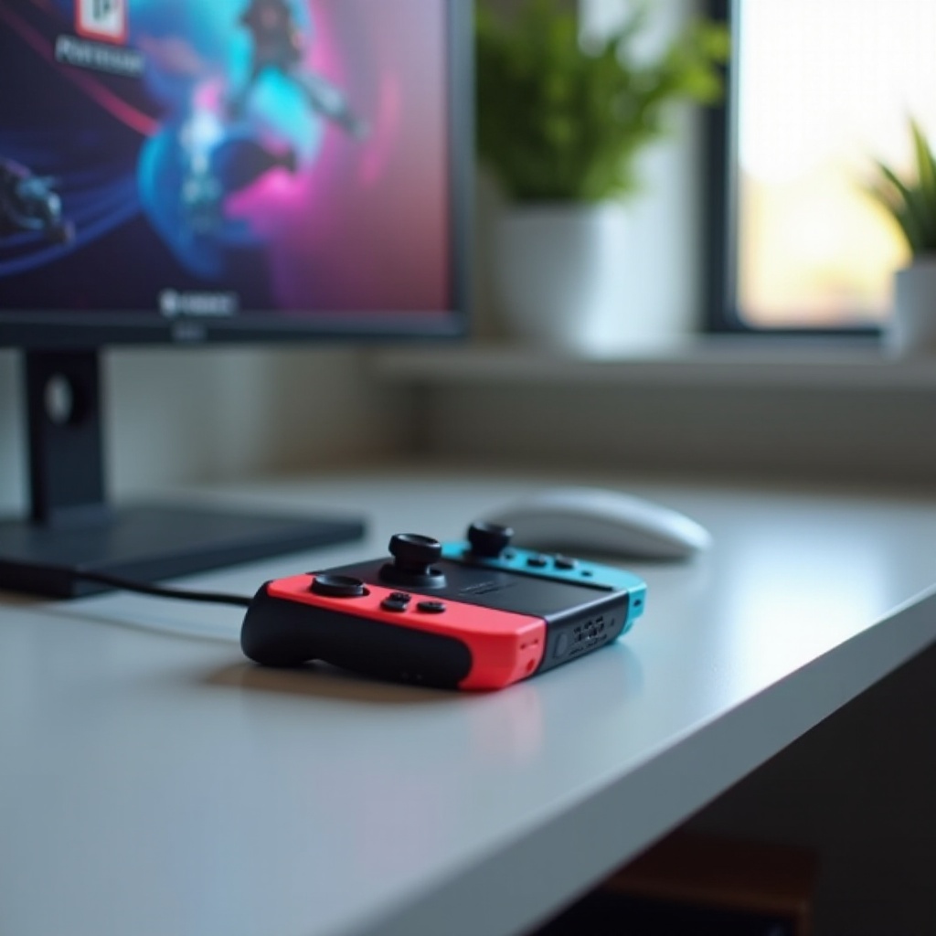 você pode usar um controle do Nintendo Switch no PC
