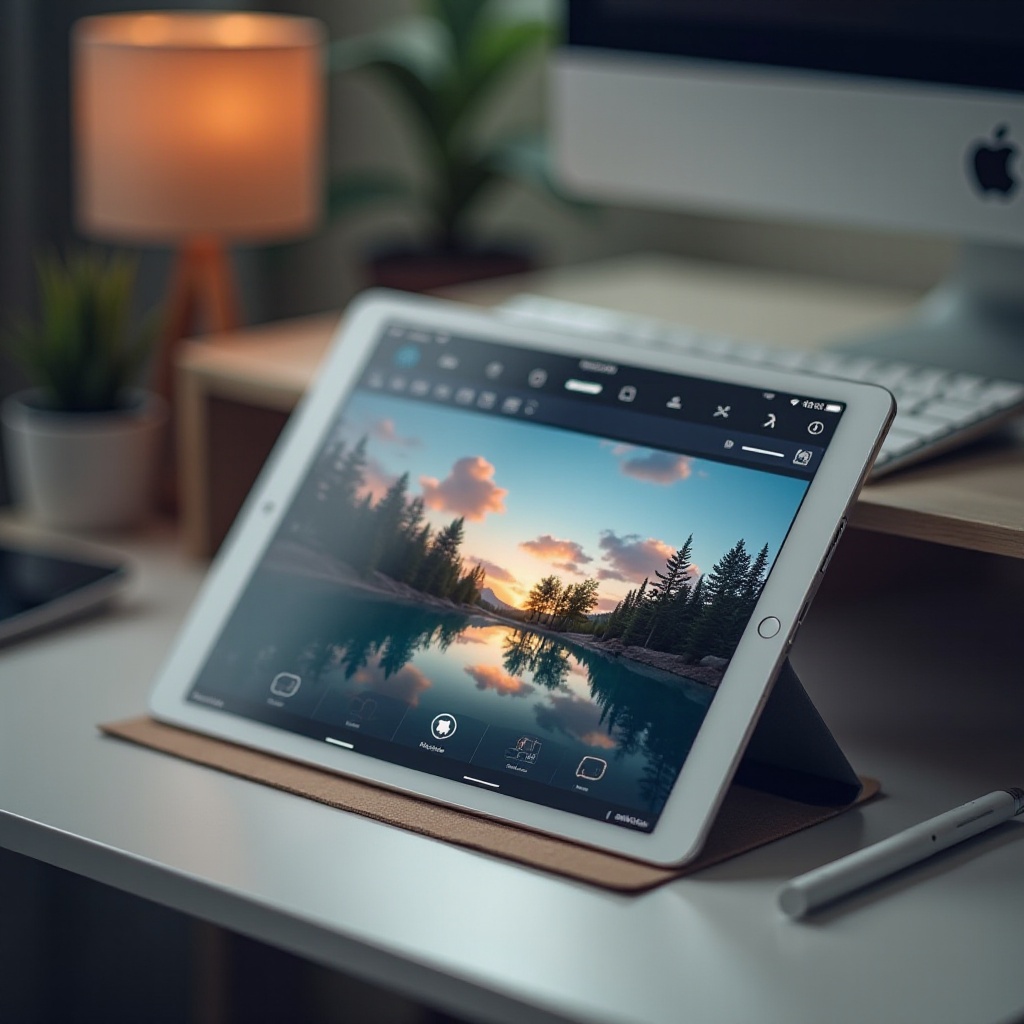 как уменьшить размер фотографии на iPad