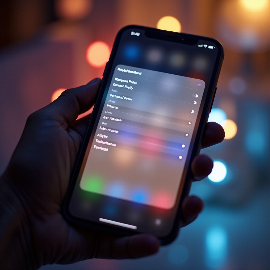 что значит личное на iphone