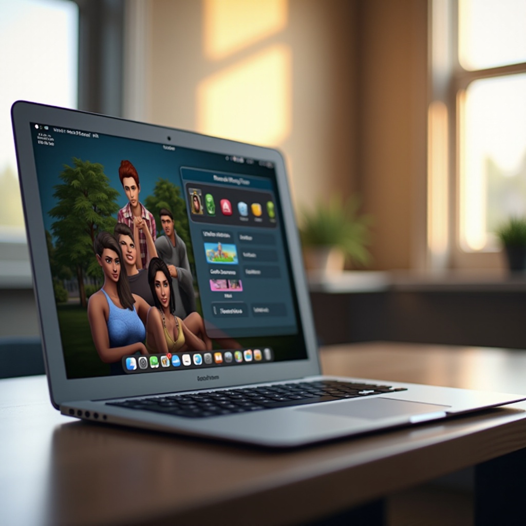 как получить симс для macbook air