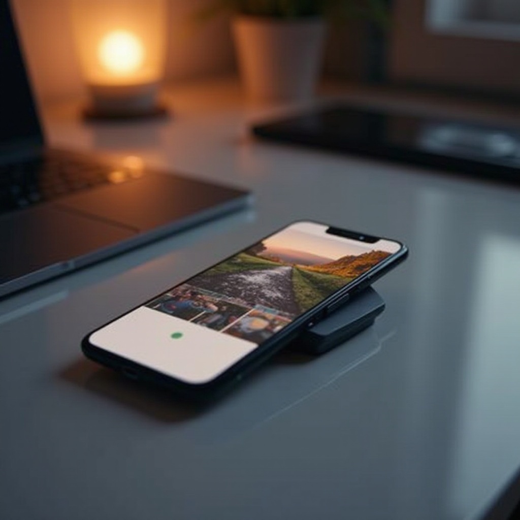 como transferir fotos para o telefone