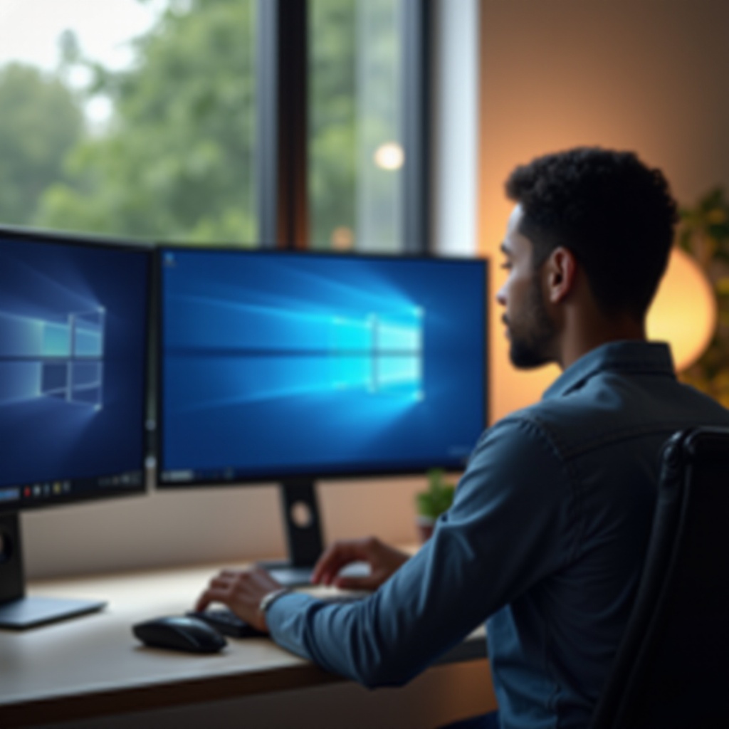 a barra de tarefas não aparece no segundo monitor